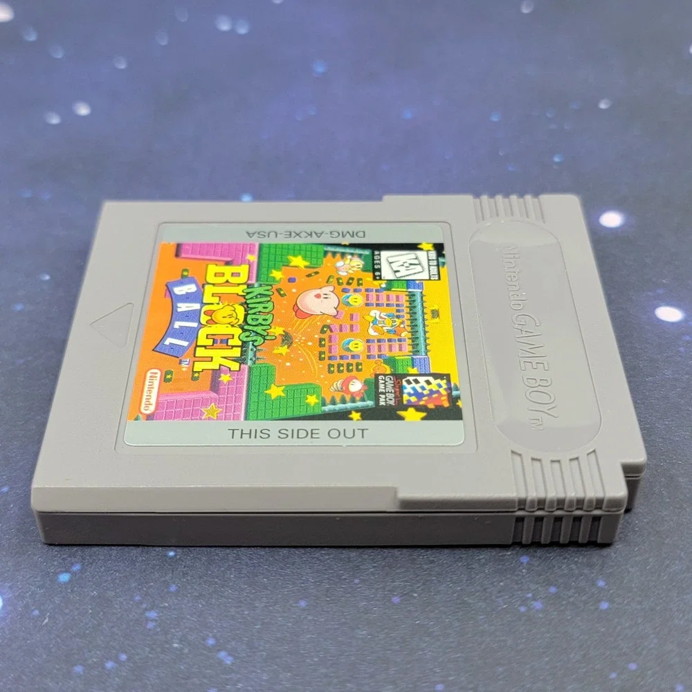 Kirby's Block Ball Nintendo Game Boy DMG-AKXE-USA Authentic Retro Video Game